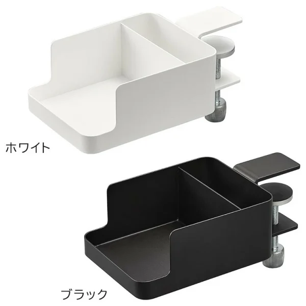 日本 TOWER 杯夾架黑色與白色款放在一起的白色背景圖