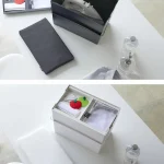 TOWER 熨斗收納箱黑色與白色合併附視圖