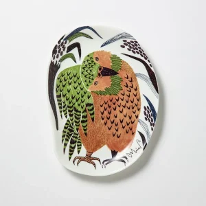 森田 Morita Miw 插畫瓷碟 - 卡卡波 Morita Miw Decorative Plate - Kakapo