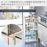 日本TOWER窄型廚房收納層架細節設計日文圖片