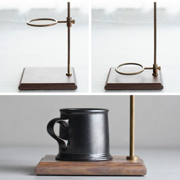 KINTO 黃銅手沖咖啡套裝不同部份照片合併圖