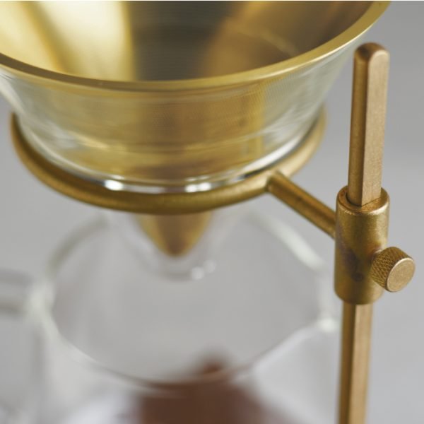 KINTO 黃銅手沖咖啡套裝細節大特寫