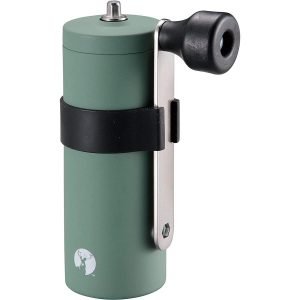 日本製 CAPTAIN STAG 陶瓷刀手搖咖啡研磨器 白色背景圖片