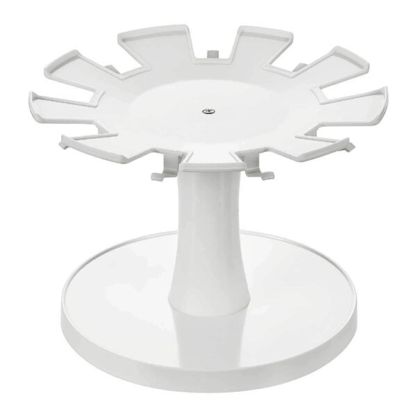 TIGER CROWN 旋轉咖啡杯碟架白色背景圖片