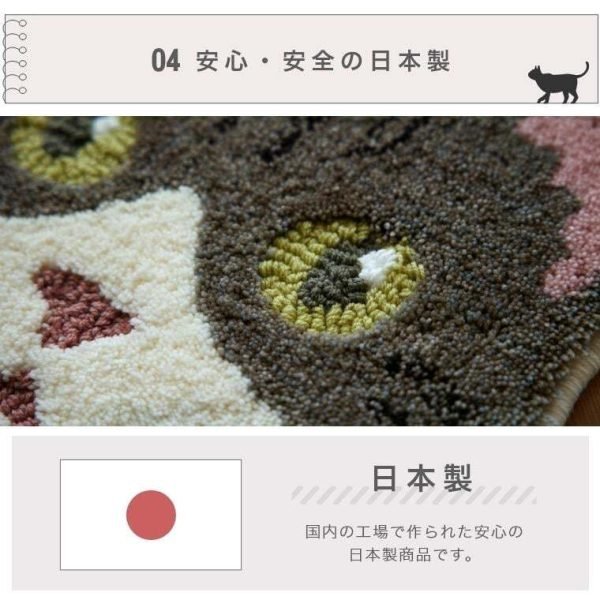 日本製 NEKOKAO 防塵蟎貓咪坐墊圖案大特寫