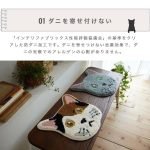 日本製 NEKOKAO 防塵蟎貓咪坐墊 - 兩個不同款式一起放在牆目以上