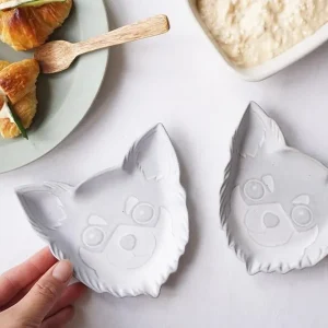 日本製 Yoshizawa 芝娃娃小狗造型小碟