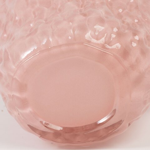 粉紅色 welms. 草莓造型花瓶底部大特寫