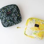 miyaco nishio 有機棉絎縫化妝包 – 二款放在一起的白色背景案