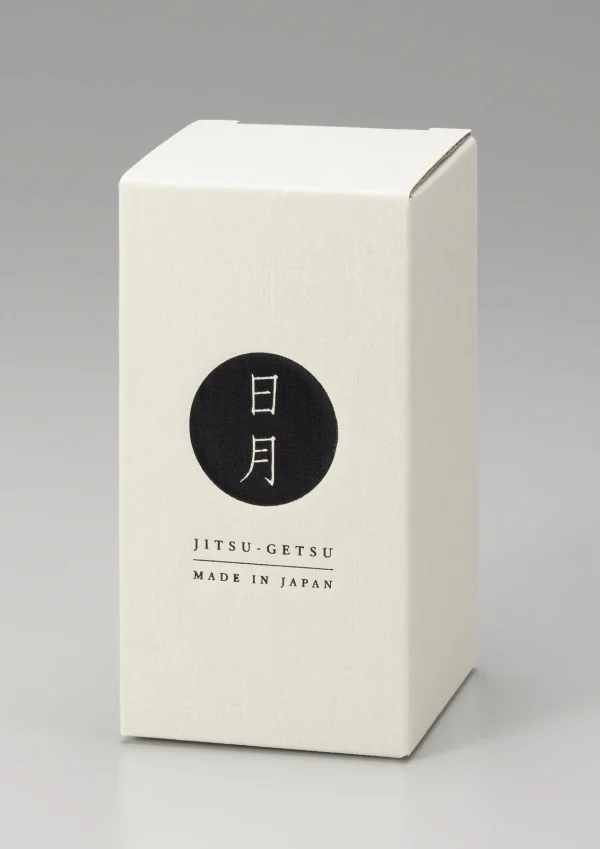 日本製 ADERIA 石塚硝子 金箔日月紋磨砂啤酒杯的包裝盒