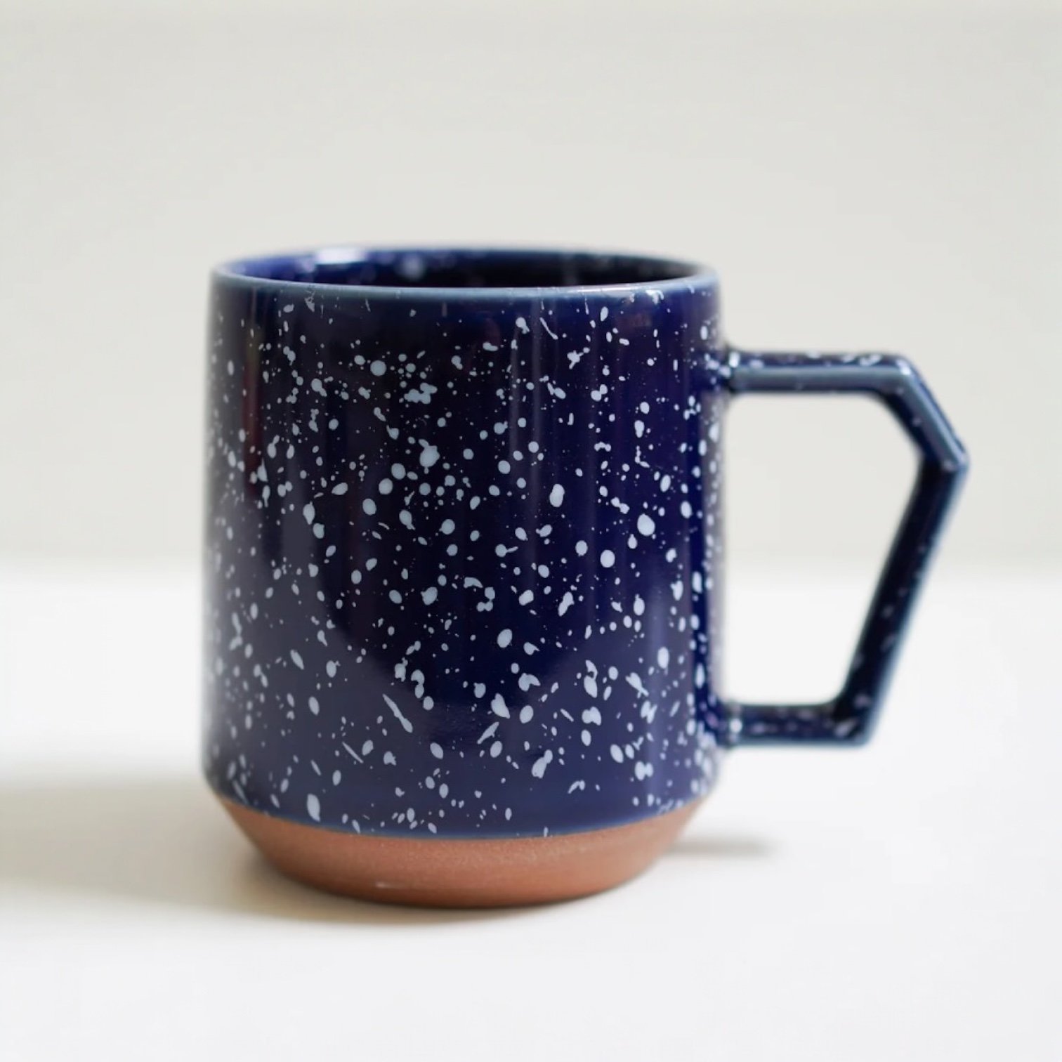 CHIPS mug 陶瓷杯 380ml - 藍白色潑墨