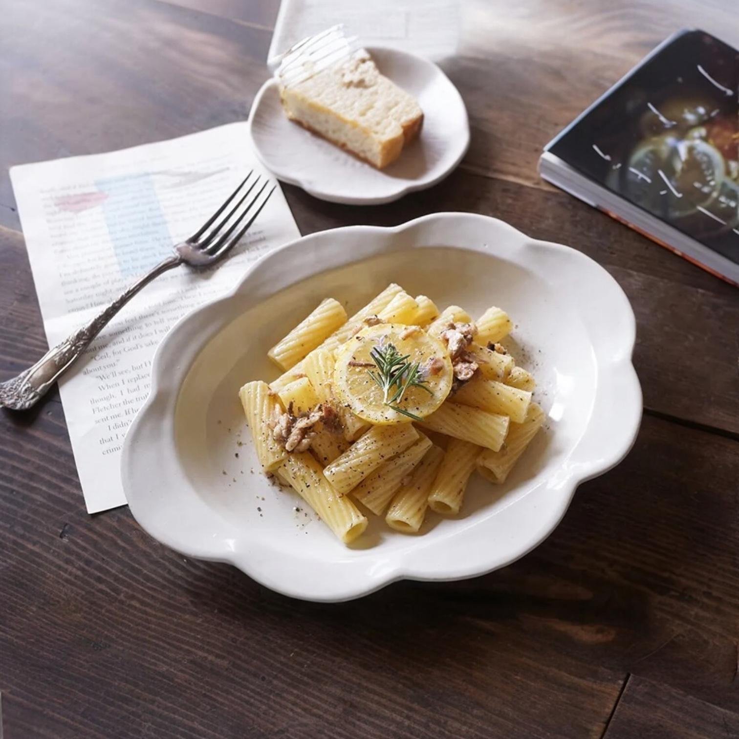 Yoshizawa 益子燒雲邊深盤