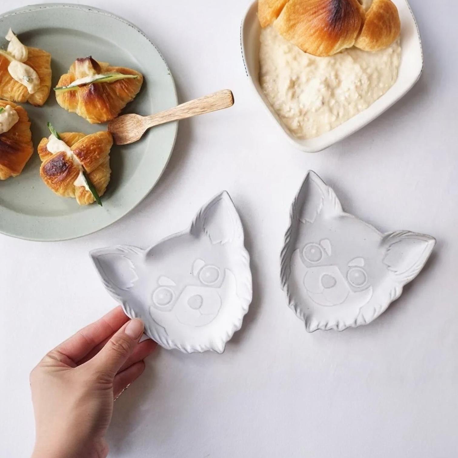 日本製 Yoshizawa 芝娃娃小狗造型小碟