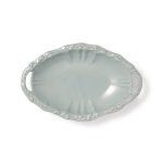 Studio M' FANETTE 橢圓碗 25cm 淺藍色款正面白色背景圖