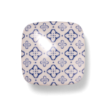 藍色Studio M' Nobana 野花二段疊盒蓋子表面俯視圖