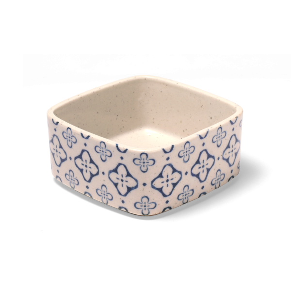 藍色 Studio M' Nobana 野花二段疊盒單層側面