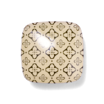 焦茶色 Studio M' Nobana 野花二段疊盒蓋子表面俯視圖