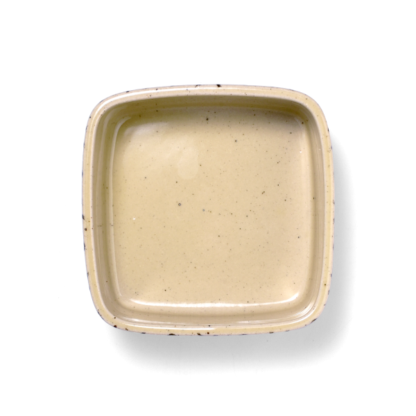 焦茶色 Studio M' Nobana 野花二段疊盒 內部俯視圖