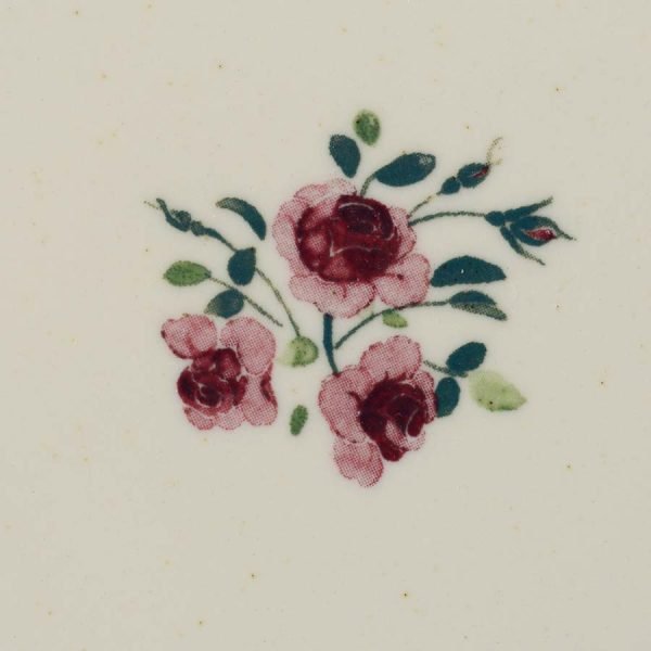 Studio M’ 2025 秋冬新系列 Rosier 圓餐盤花朵圖案特寫