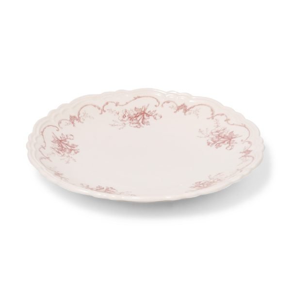 粉紅色240mm 款 Studio M’ Moment 圓餐盤白色背景圖