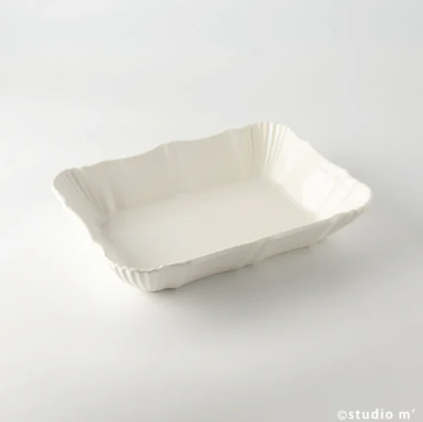 Studio M’ Antico 烤盤白色款白色背景圖
