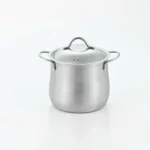 日本製造 吉川 郷技系列不銹鋼深型雙耳鍋15cm 前面