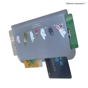 Moomin 姆明雙面車用卡片夾