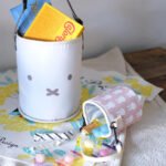 粉紅色的 Miffy 米菲多功能車用吊掛式收納桶和大碼白色收納桶