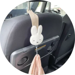 白色 Miffy 米菲 汽車座椅吊掛掛勾掛在汽車椅背上