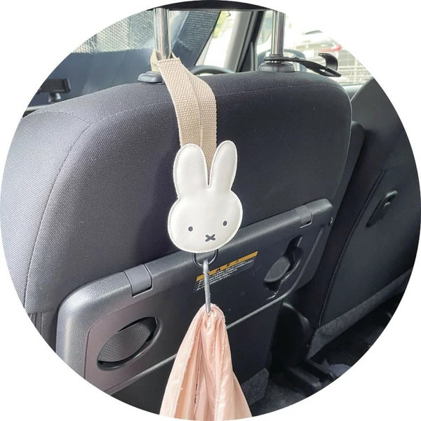 白色 Miffy 米菲 汽車座椅吊掛掛勾掛在汽車椅背上