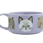 紫色 CDF ètendue I LOVE CAT!貓咪湯碗後面