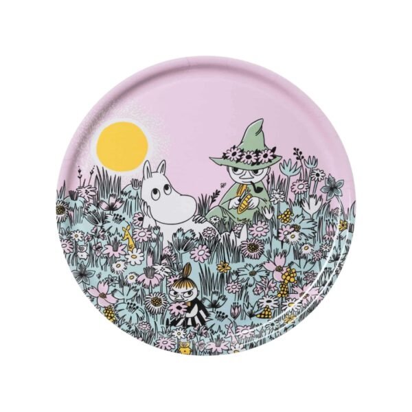 Moomin Arabia 木製托盤 35cm - Friends Forever