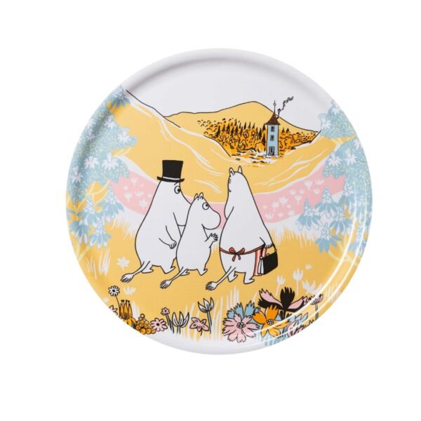 MOOMIN ARABIA 木製托盤 35cm - Family Time