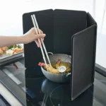 日本 TOWER 電磁爐專用 磁吸4截擋油板,使用示範