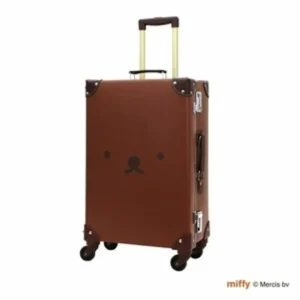 Miffy 皮革行李箱 啡色 S碼 Boris, 正面