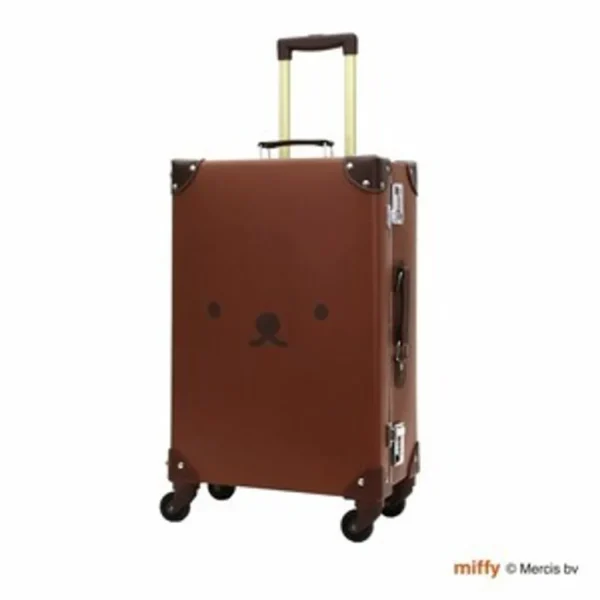 Miffy 皮革行李箱 啡色 S碼 Boris, 正面