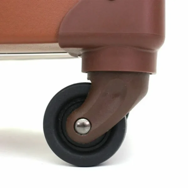 Miffy 皮革行李箱 啡色 S碼 Boris, 萬向輪細節