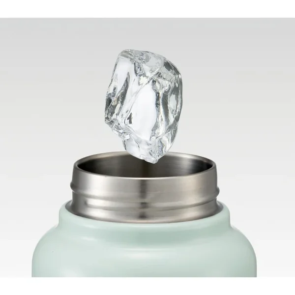 Miffy 不鏽鋼保溫水樽 1000ml,放進冰塊示範