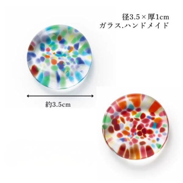 日本製造 津輕琉璃 × 若狹塗-對筷與筷架禮盒 深綠與深紅筷架尺寸詳情圖