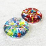 日本製造 津輕琉璃 × 若狹塗-對筷與筷架禮盒 深綠與深紅筷架