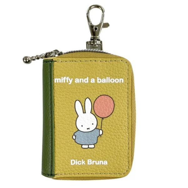 Miffy 書本造型智能鑰匙包 黃色, 正面產品展示照