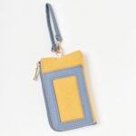 Miffy 彩色刺繡鑰匙證件收納包 黃色, 背面展示