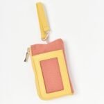 Miffy 彩色刺繡鑰匙證件收納包 紅色, 背面展示