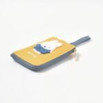Miffy 彩色刺繡鑰匙證件收納包 黃色, 側面展示