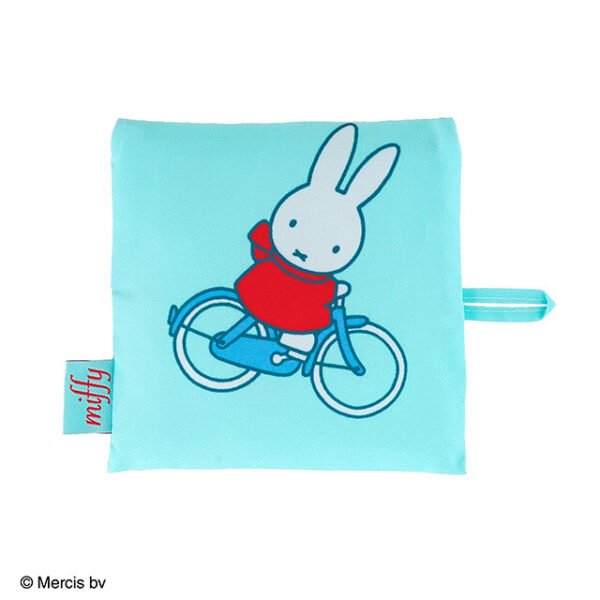 Miffy 環保袋－單車｜Miffy 圖案近距離細節展示照