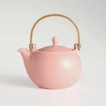 SALIU YUI 祥「結」日本製美濃燒日式茶壺 600ml 粉紅色 茶壺正面