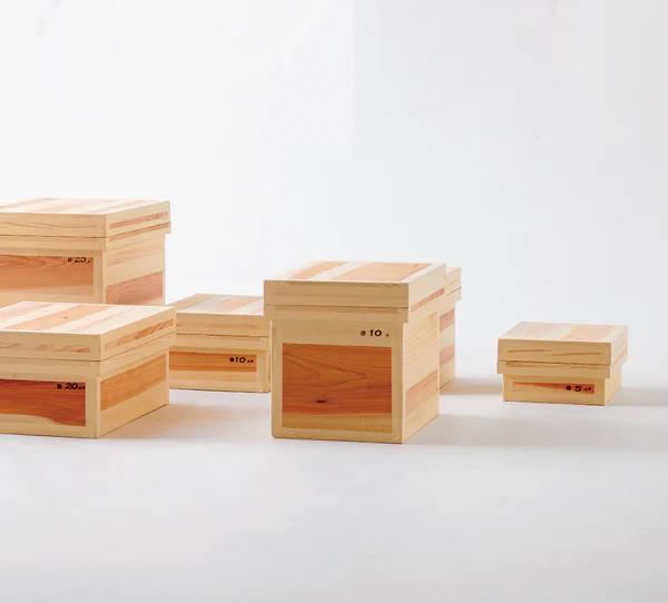 日本靜岡製 低身款木製茶葉箱|5kg 容量