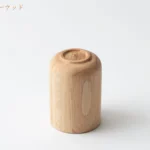 日本木製杯子240ml - 橡膠木 底部
