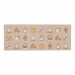 Miffy 杏色防滑長地墊 120cm 正面
