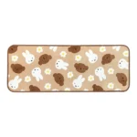 Miffy 米色防滑長地墊 120 cmx4 5cm 正面